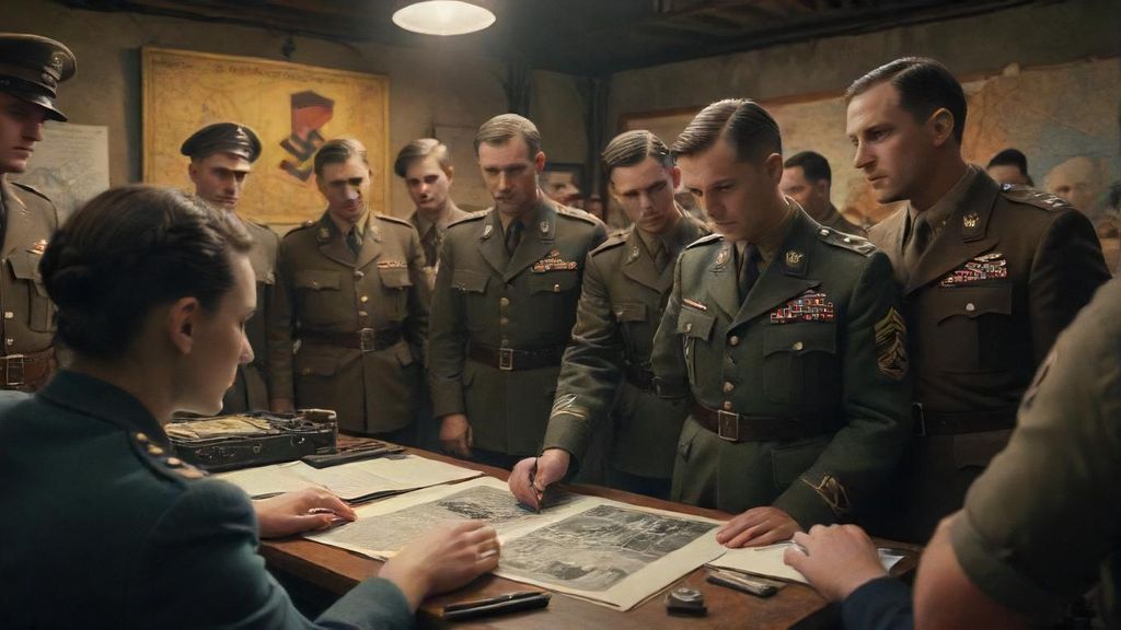 How did an army of artists use creative tactics to trick Nazi intelligence?