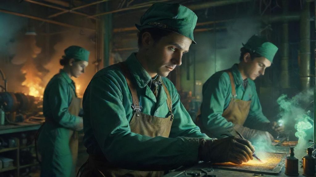 How did radium factory workers unknowingly face deadly dangers?