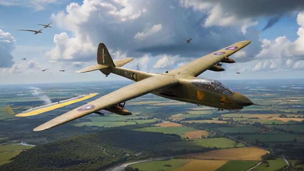 Why did Allied forces use gliders, and how did they train for the Normandy invasion?